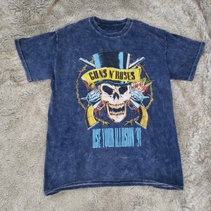 Bravado Guns N' Roses Acid Wash Band Tee Men's Size Medium